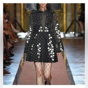 GIAMBATTISTA VALLI H&M EMBROIDERED FLORAL DRESS